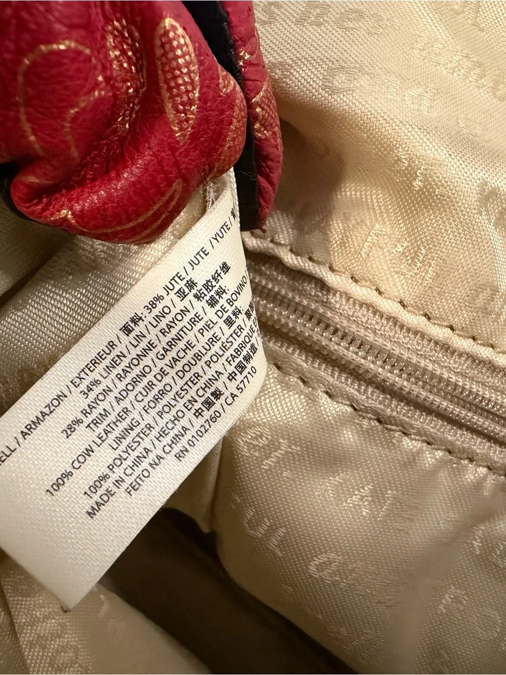 kate spade Black and Cream Botanical Print Satchel